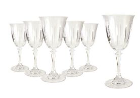 Tranquility Set of 6 Wine Glass Hat Box